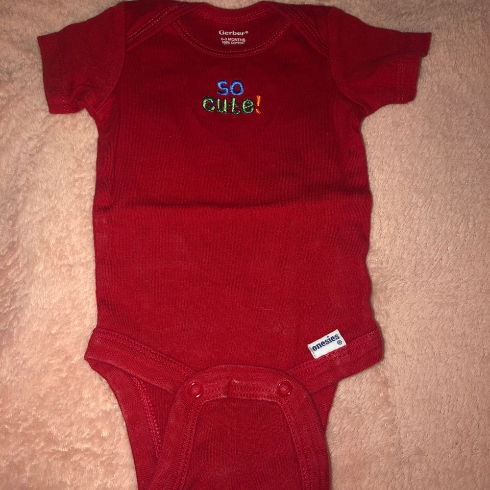 Red onesie